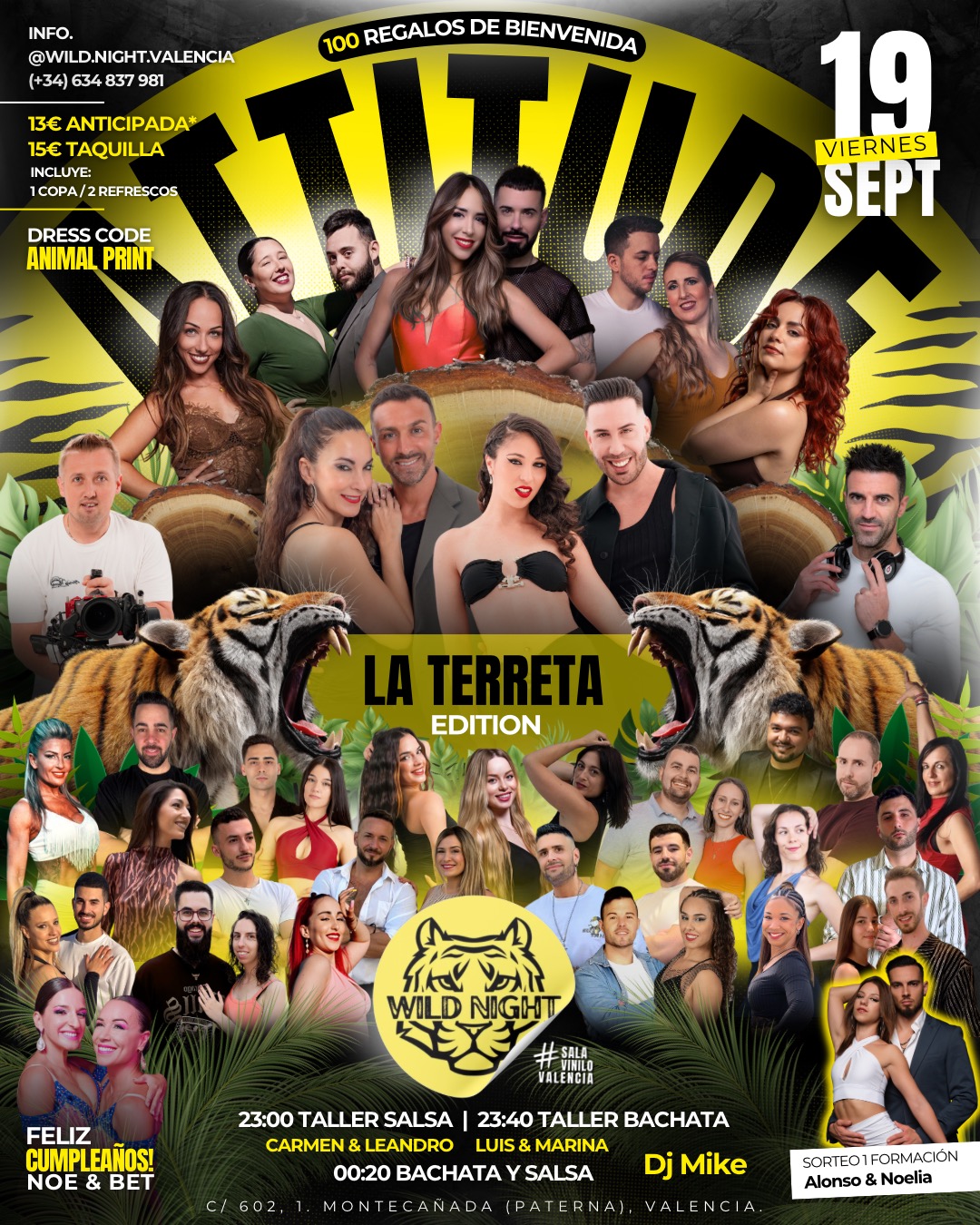LaSalsaDelBaile - WILD NIGHT - VIER 19 SEPT.